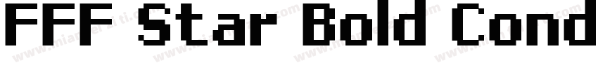 FFF Star Bold Condensed字体转换